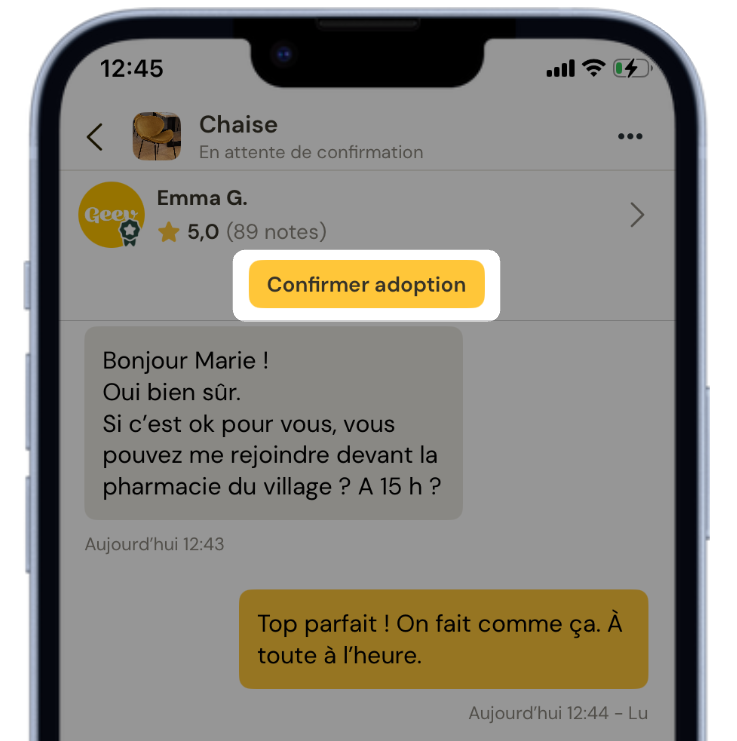 2026 - App - adopteur - confirmer adoption - 1/2 écran