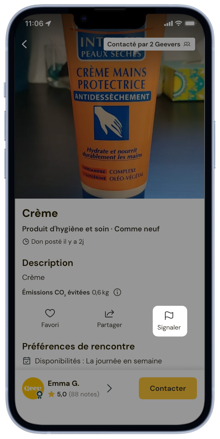 2026 - iOS - annonce - signaler une annonce