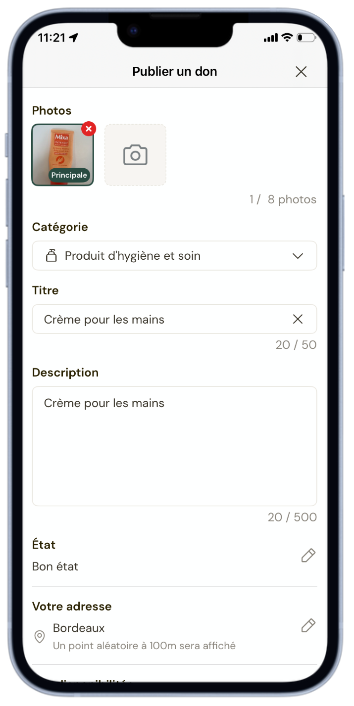 2026 - App - création annonce- formulaire 1