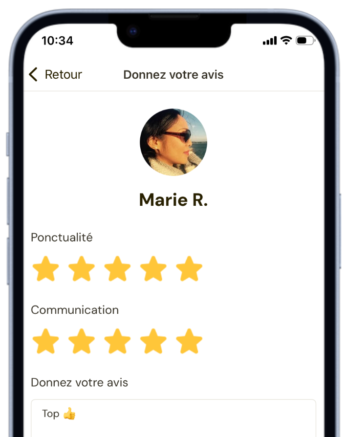 2026 - App - Note et avis - 1/2 écran